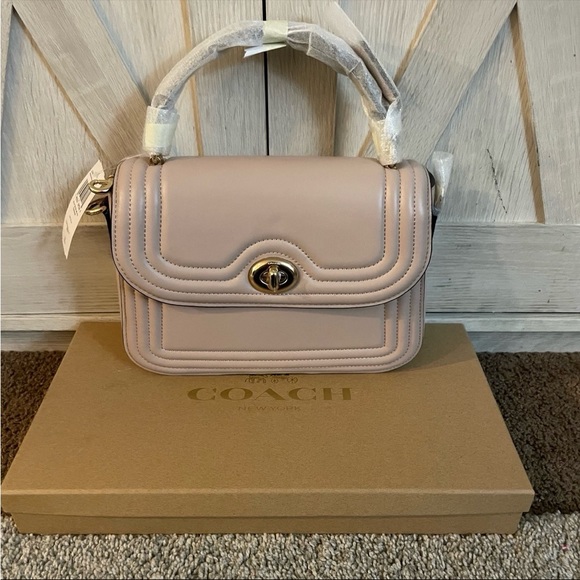Coach Bags Marlie Top Handle Satchel In Colorblock With Border